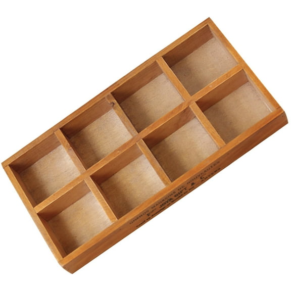 BRIGHTFUFU Spice Organizer Wooden 1Pcs 13x6.7in