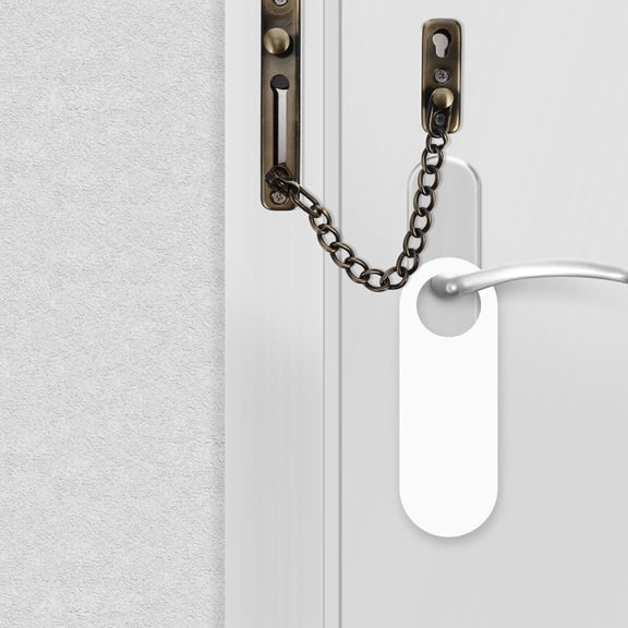 GOOHOCHY Security Punch-free Door Chain Modern Door Chain Child 22.5X12.5X2.5CM