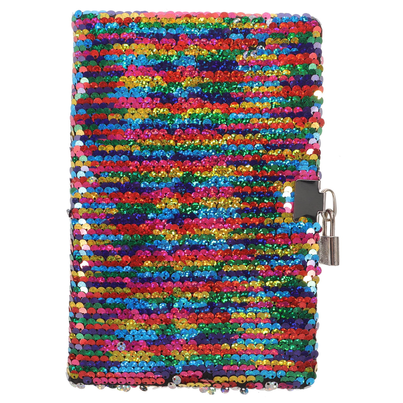 GOOHOCHY Sequins Notebook with Reversible Design for Office Multi Color Fashion Stationery 8.5 x 11 inches