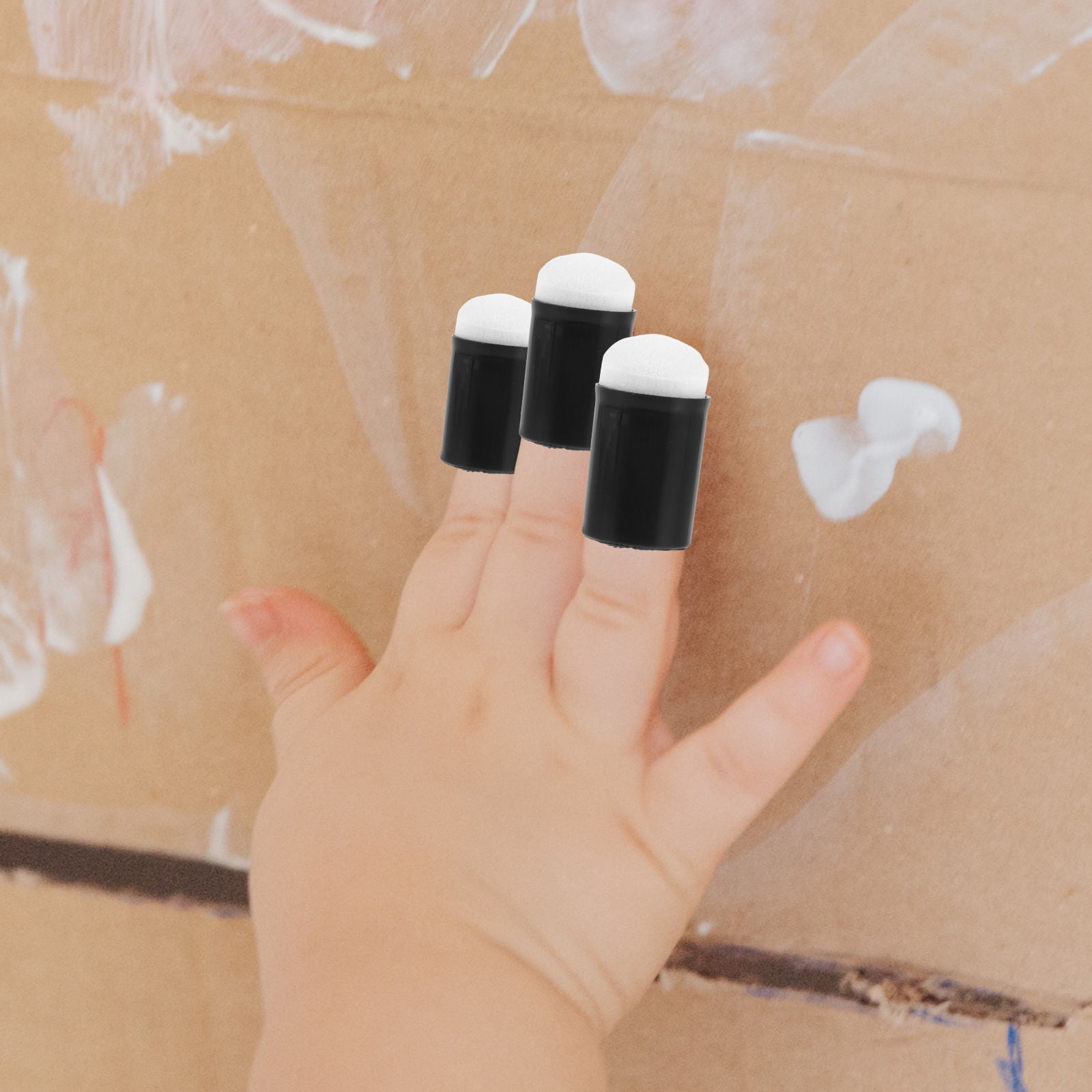 GOOHOCHY  Set of 2 Finger Painting Sponge Easy to Use Daubers