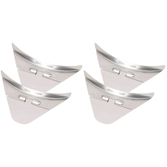 GOOHOCHY Set of 2 Use Electric Kettle Lid Water Kettle Spout Cap 5.8X3.5CM Silver