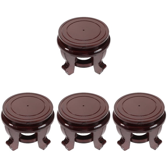 GOOHOCHY Set of 4 Risers White Plant Stand Flower Pot Base