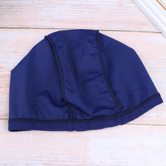 FUTUREORYY Water Sports Swim Cap Anti-skid Polyester Navy Blue 1Pcs