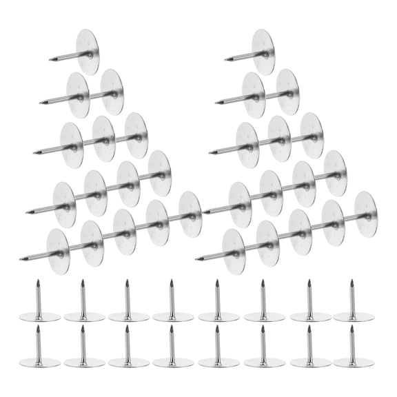 GOOHOCHY Silver Decorative Push Pins for Bulletin Boards and Walls Sturdy Iron Material Lightweight Design 800pcs