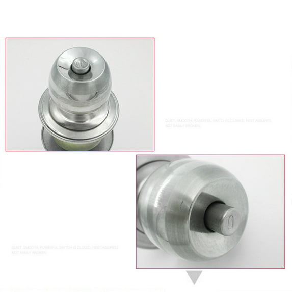 GOOHOCHY Silver Door Knob Lock 1Set for Bedroom Interior Doors Easy Installation