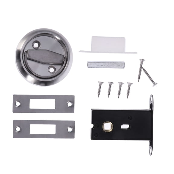 GOOHOCHY Silver Hidden Door Locks 1Set for Mechanical Keyless Security in Outdoor Areas