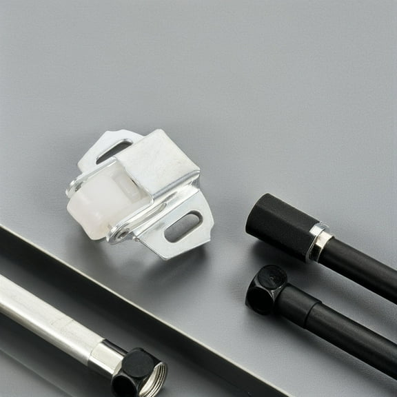 GOOHOCHY Silver Iron Roller Catch for Mailbox Doors with Smooth Operation and Secure Closure 4 Sets