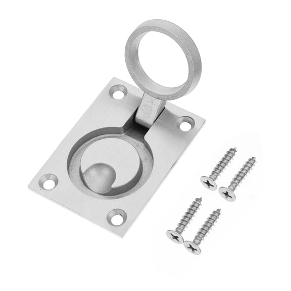 GOOHOCHY  Silver Pulls Stainless Steel Handle Boat Compartment Hatch Cabin