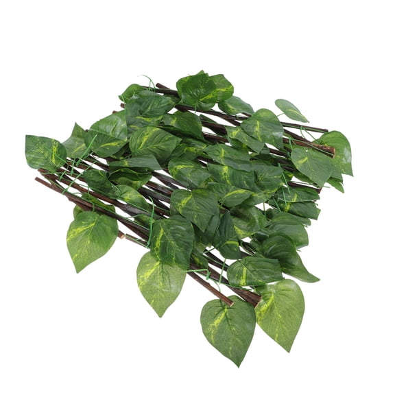 GOOHOCHY  Simulated Green Dill Fence Wall Leaf Fences Artificial Plants Outdoor Decoration