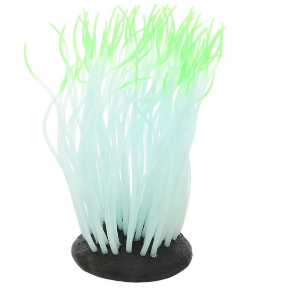 GOOHOCHY Simulation Anemone Silicone Sea Anemone Ornament Aquarium Decoration