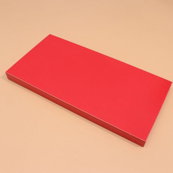 GOOHOCHY Single Layer Book Shelf for Storage Made of Plastic in Red Color Great for Home Office Use 10.5 Inches Wide