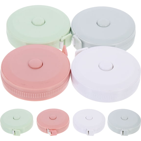 GOOHOCHY Small Retractable Measuring Tape for Home with Accurate Markings in Inches and Centimeters 8Pcs Assorted Color