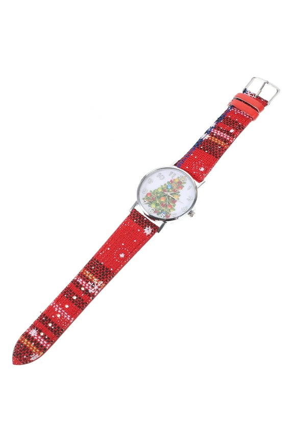 Snowflake Watch Wristwatch Christmas Ladies Xmas Trees Presents Miss Student