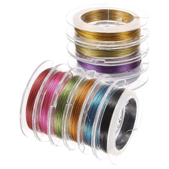 GOOHOCHY Stainless Beads for Bracelets Steel Wire Wire Shaping DIY Jewelry 4.6x4.6cm