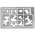 thumbnail image 1 of GOOHOCHY Stainless Steel Camo Stencils for Easy DIY Decoration Reusable Painting Templates Silver Size 12 x 12, 1 of 8