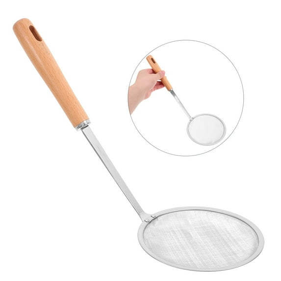 GOOHOCHY Stainless Steel Fine Mesh Strainer for Kitchen Use with Long Handle Design and Assorted Colors 7 Inch