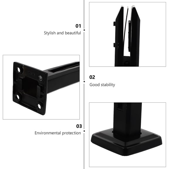 Mobutofu Stainless Steel Glass Holder Bracket for Secure Fixing and Support, 1 Piece