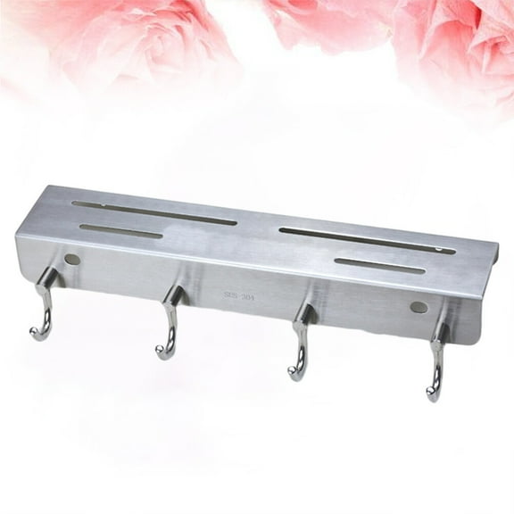 FUEENIRVA Kitchen Tool Holder Storage Rack Stainless Steel Space Saving Families Kitchen Use 1Set