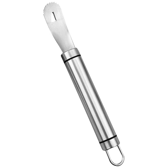 GOOHOCHY Stainless Steel Orange Peeler Tool with Long Handle for Kitchen Use Easy to Clean and Store 7 Inch