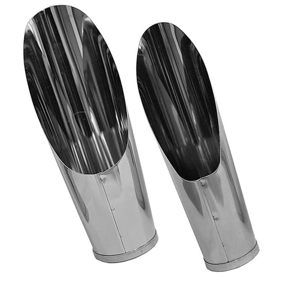 HONMEET Stainless Steel Garden Spade 2Pcs 6.7x3in