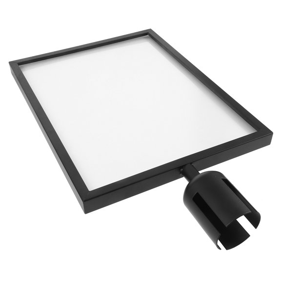 GOOHOCHY Stanchion Sign Holder Vertical Retractable Belt Stanchion Portrait Sign Frame (A3)
