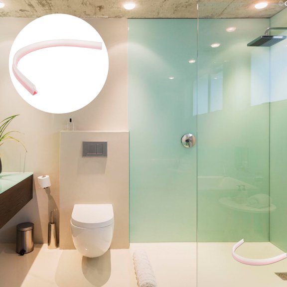 GETAJGHSD Easy Install Silicone Shower Room Water Barrier Baffle for Bathroom Wet and Dry Separation