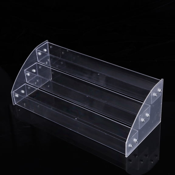 GOOHOCHY Storage Box Transparent Beauty Item Organizer Nail Polish Sample Display Shelf (3 Layers)