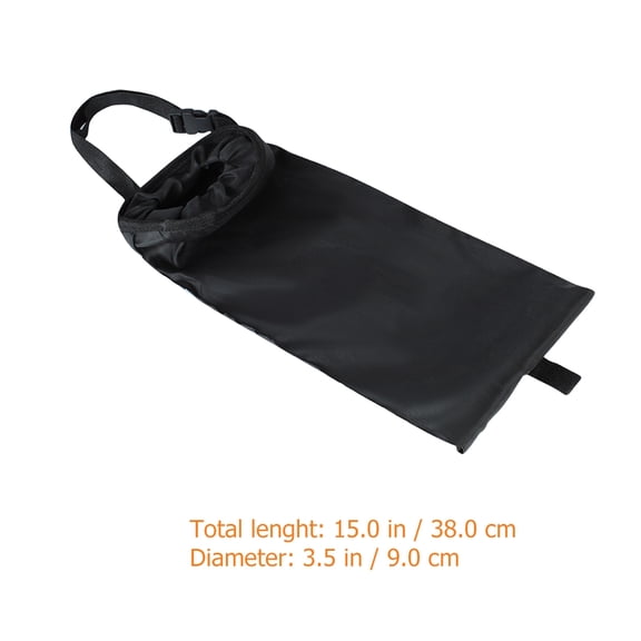 GOOHOCHY Storage Seat Rear Travel Organizer Trunk Backseat Black