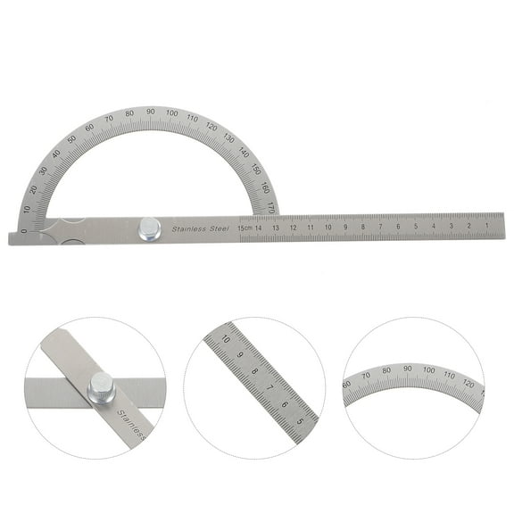 GOOHOCHY Straight Edge Tool Protractor Fine Grinding Adjustable