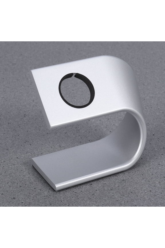 Sturdy Metal Watch Stand with Non-Slip Base for Holding Watches Steadily and Fashionably Silver