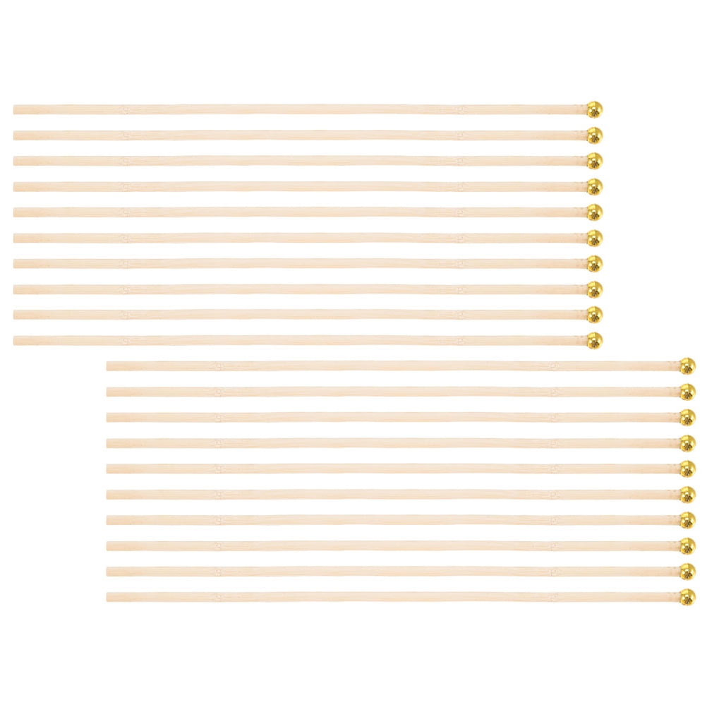 GOOHOCHY Sturdy Wooden Flag Pole for Decor Khaki Color Creates Festive Atmosphere 50 Pieces 0.5 Inch Diameter