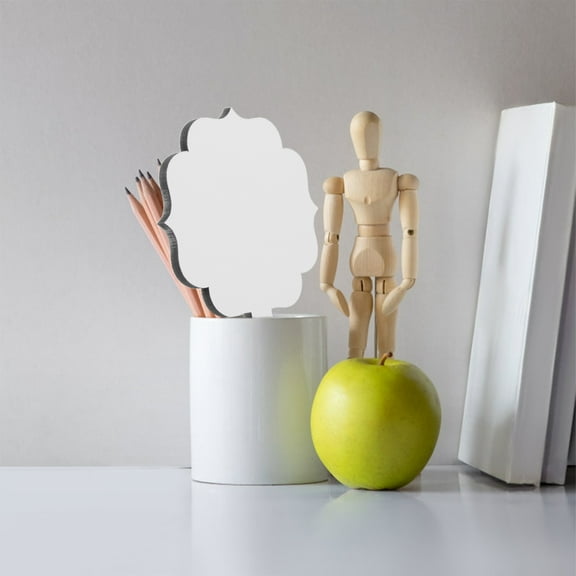 FUTUREORYY White Sublimation Blanks Bulk Photo Frame for Creative Desktop and Party Decor
