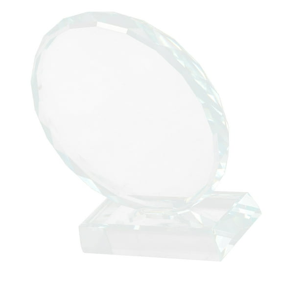 GOOHOCHY Sublimation Blanks Crystal Award Trophy with Photo Frame, Decorative Plaque for Recognition, Appreciation, and Picture Display