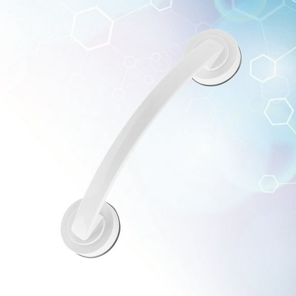 FUEENIRVA White Bathroom Grab Bar Safe Support Handle for Shower and Toilet Stability