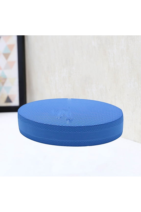 GOOHOCHY TPE Balance Pad Non-slip Yoga Cushion Stability Mobility Balance Trainer for Physical Rehabilitation Yoga Exercise 28x17x6 cm (Blue)