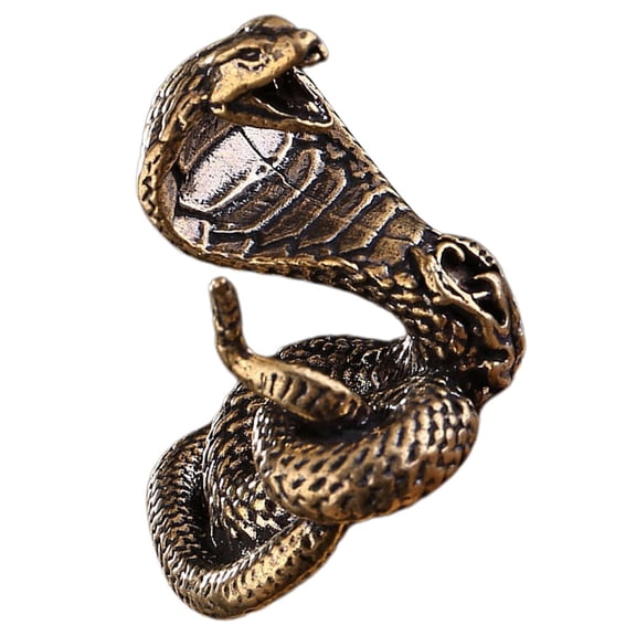 GOOHOCHY Tabletop Snake Sculpture Prank Retro Decor Figurine Ornament Desktop