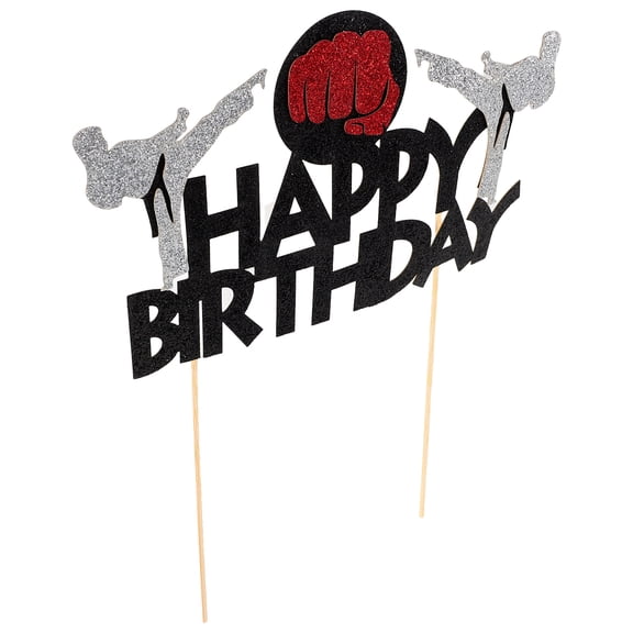 GOOHOCHY Taekwondo Cake Decoration Baby Bride 16.00X16.00X0.50CM