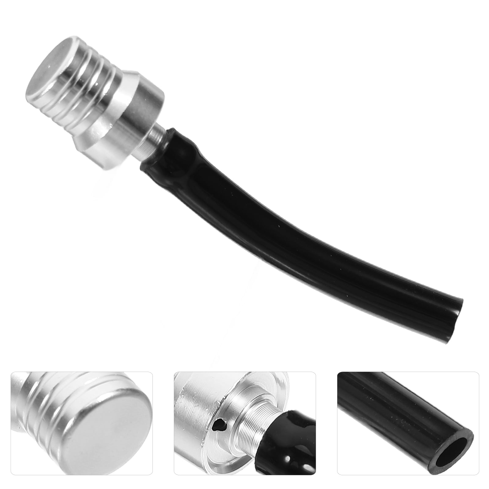 GOOHOCHY Tank Breather Cap Motorcycle Vent Tube Motorcycle Gas Cap Accessory