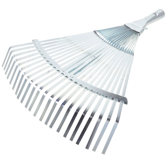 FUTUREORYY Garden Leaf Rake Flat Wire High Carbon Steel 1Pack 15.7x11.4in