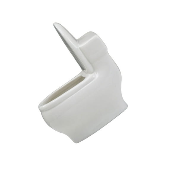 GOOHOCHY Toilet Flowerpot Decorations Succulent Planter Dish Shaped White