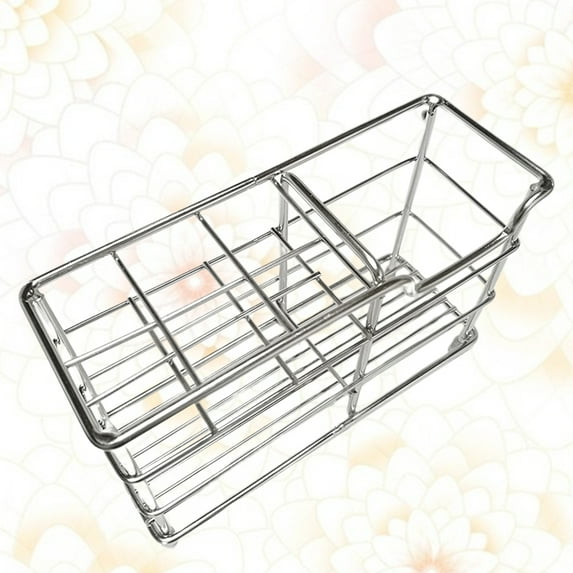 GOOHOCHY Toothbrush Storage Holder Stainless Steel Toothpaste UV Silver