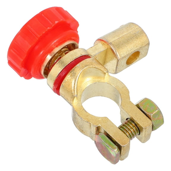 GOOHOCHY Top Post Battery Terminal Automotive Battery Terminal Clamp Copper Quick Connect Battery Connector For Marine Car Boat Rv Vehicles