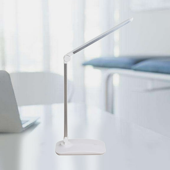 GOOHOCHY  Touch Dimming Table Lamp Hobby LED Adjustable Desk Lamps Silver