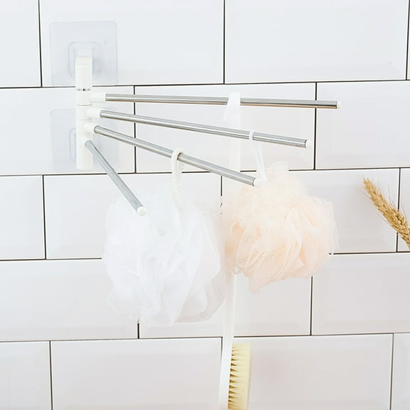 GOOHOCHY Towel Hooks for Bathrooms Self No Punch Rack Holeless