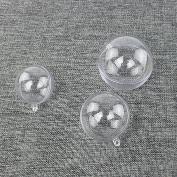 GOOHOCHY Transparent Acrylic Fillable Sphere for Home Decoration 6cm
