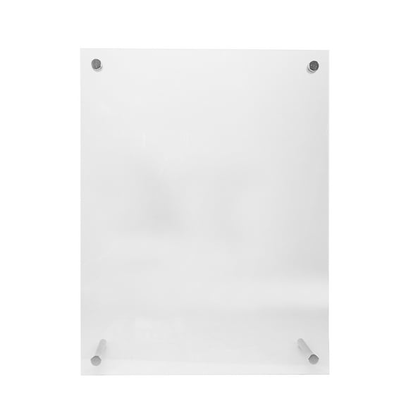 GOOHOCHY Transparent Acrylic Photo Frame for Decor Compact Size Stable on Desktop Easy to Install