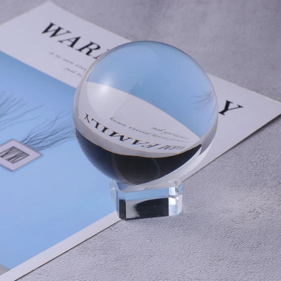 GOOHOCHY Transparent Crystal Sphere Garden Gazing Crystals Decor