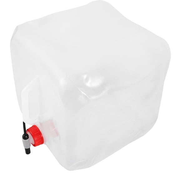 GOOHOCHY Transparent PE Water Jug 10L Portable Water Storage Container for Camping Outdoor Water Bucket for Hiking Fishing Emergency