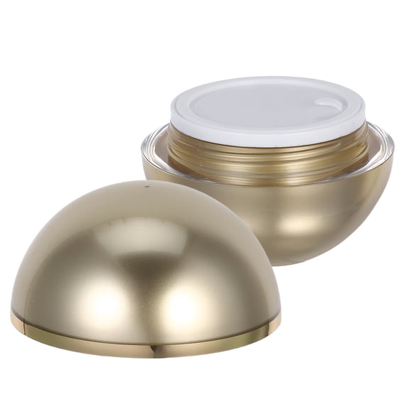 FUTUREORYY Durable Plastic Cream Bottle Golden 1Pcs 7.4x7cm