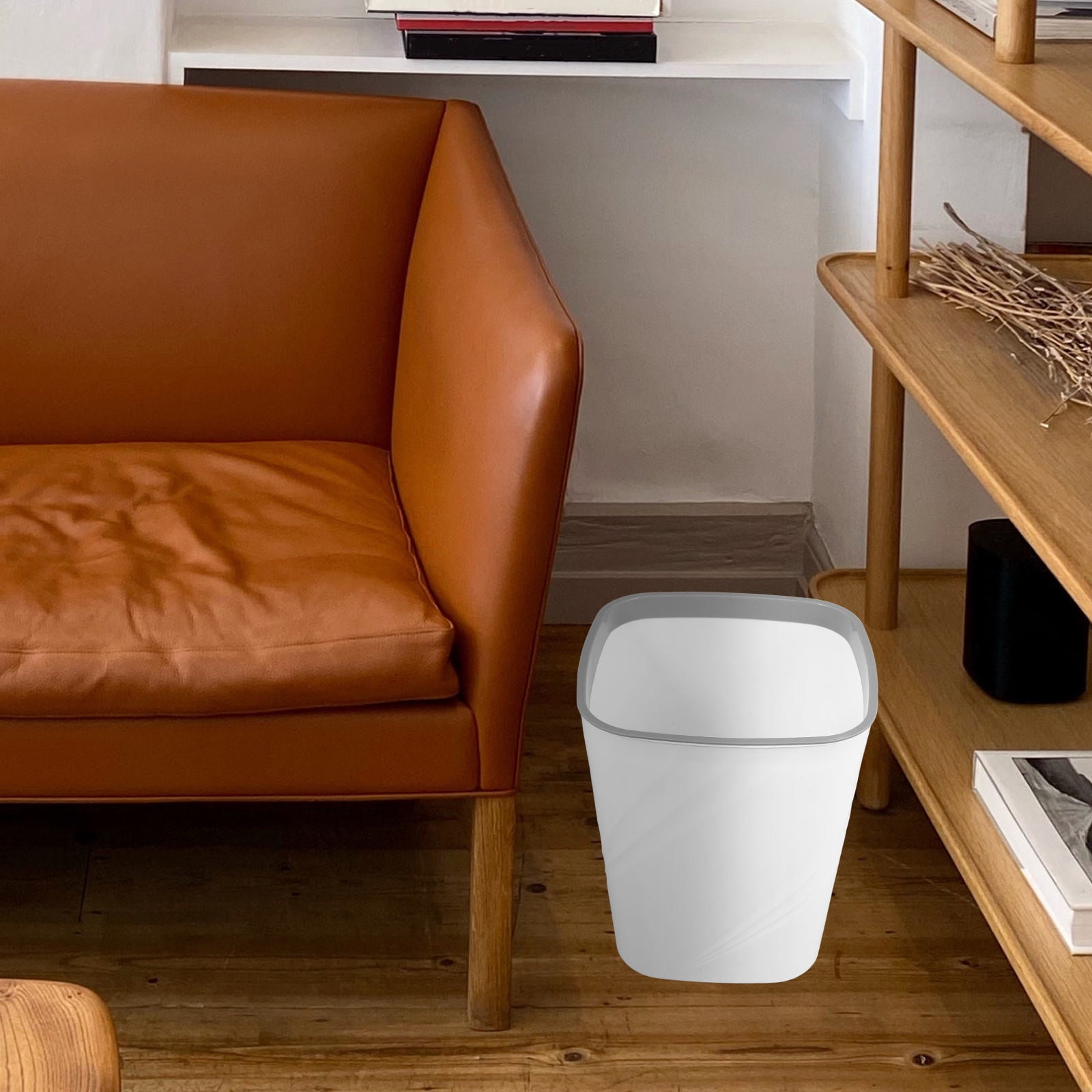 Ultra Slim Trash Can 8 Inches Wide